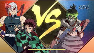 Tanjiro Entertainment District  and Tengen Uzui Vs Gyutaro  VERY HARD CPU  Hinokami Chronicles [upl. by Siroved]