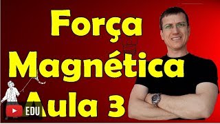 Força magnética sobre cargas  Eletromagnetismo  Aula 3  Prof Marcelo Boaro [upl. by Annekim]