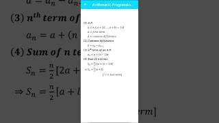 sequence and series  AP amp GP  math ncert youtube formula [upl. by Barty439]