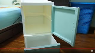 Unboxing  How to Assemble DIY Plastic Storage Cabinet [upl. by Adnilreh]