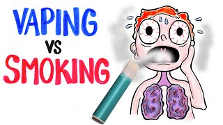 Is Vaping Worse Than Smoking [upl. by Nyladnohr]