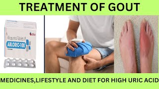 TREATMENT OF GOUTMEDICINESSURGERY FOR GOUT MANAGEMENTGOUT ACUTE ATTACKLIFESTYLE DIET FOR GOUT [upl. by Byron]