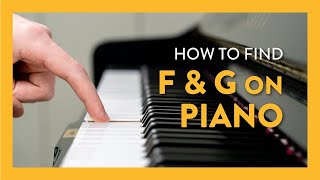 How to Find F amp G on the Piano  Hoffman Academy Piano Lesson 7 [upl. by Elon]