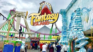 Fantasy Island Theme Park amp Market  Ingoldmells Near Skegness Walkaround [upl. by Lissy]