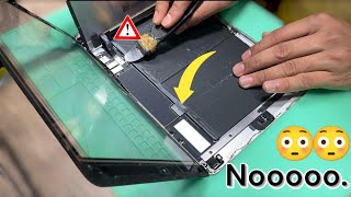 iPad 7th Generation Touch Crack How To Replace Touch Screen [upl. by Nohpets]