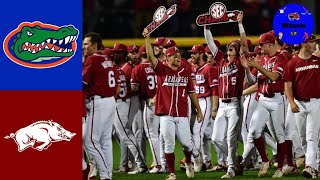 9 Florida vs 1 Arkansas Razorbacks SEC Regular Season Champs  2021 College Baseball Highlights [upl. by Delilah]