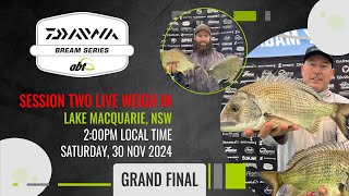 2024 Daiwa BREAM Series Grand Final  Session TWO Weigh In [upl. by Farlee]