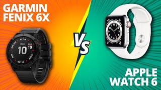 Garmin Fenix 6x vs Apple Watch 6 Analyzing Their Strengths and Weaknesses Which Prevails [upl. by Enila]