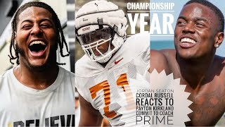 Jordan Seaton Cordale Russell REACTS To Payton Kirkland COMMIT To Coach Prime “LOCKED IN”🦬 [upl. by Ivets]