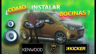 Como Instalar BocinasDesde CeroChevrolet BeatSparkAveo [upl. by Kendell]