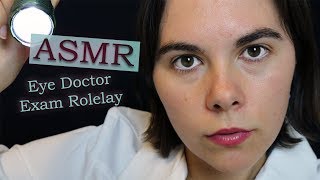 ASMR Eye Doctor Examination Roleplay  Typing  Whispers [upl. by Berhley338]