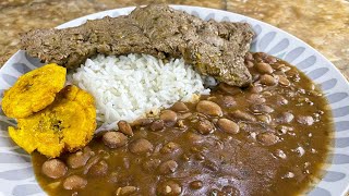 Menestra de fréjol canario 🇪🇨  Receta fácil y muy deliciosa [upl. by Shanley293]