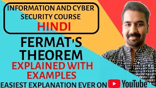 Fermats Theorem Explained with Examples in Hindi [upl. by Eessej]