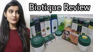 Biotique Products Haul  Review  Affordable Skin amp Hair Care  Shampoo amp Facial Kits [upl. by Aimal651]