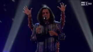 The Voice IT  Serie 2  Live 4  Tommaso Pini canta quotWuthering heightsquot [upl. by Ide833]