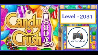 Candy Crush Soda Saga Hard Level 2031 Win in the last move with Swap bonus candy [upl. by Wavell]