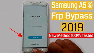 Samsung A5 2016 Bypass FrpHow To Remove Google Account Lock 2019 [upl. by Welch]