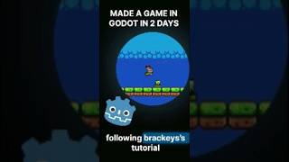 made my first game in godot by following brackeys tutorial game 2d brackeys firstgame godot4 [upl. by Nelda]