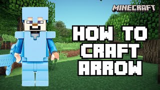 How to Craft Arrows in Minecraft in 2024 [upl. by Rednave]