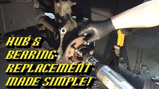 Chevrolet Uplander Humming Noise Front Hub and Bearing Replacement [upl. by Grissom]