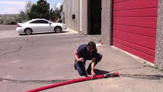 Skill Drill 919 Hoisting a charged hose line [upl. by Dryden]