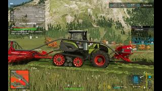 FS22  AIVE  Claas Axion 960 Terra Trac amp Tiger 8 MT Plowing The Field  Erlengrat [upl. by Iggam719]