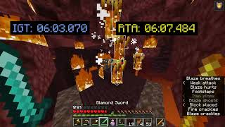 minecraft 116 rsg speedrun personal best 1050 [upl. by Eiramrefinnej188]