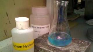 Titrating Boric Acid [upl. by Ssac]