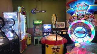 Arcade Tour Shakeys Pizza Montclair CA [upl. by Ennahs423]