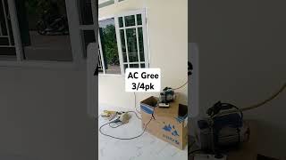 AC Gree 34pk 2024  viralvideo airconditioning fyp [upl. by Ewart]