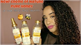 REVIEW Creme of Nature Pure Honey [upl. by Hctub441]