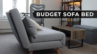 Unboxing amp Review Homebase Freya Folding Sofa Bed [upl. by Adiaj390]