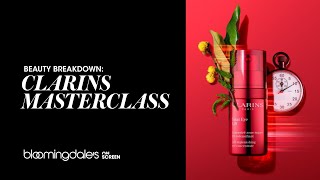 BEAUTY BREAKDOWN CLARINS MASTERCLASS [upl. by Edgell63]