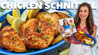 Crispy Chicken Schnitzel Recipe Easy and Delicious [upl. by Eyssej]