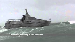 Two Barracudas on rough weather sea trials in Storm Desmond [upl. by Pascal]