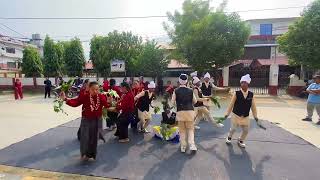 sakela dance by kankai global academy school damauli tanahun 🥰 [upl. by Gimble]