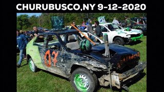 ChurubuscoNY Demolition Derby 9122020 [upl. by Akiem]