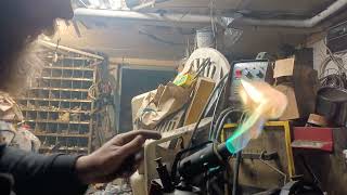 Blow torch another boring testvideo [upl. by Nodle914]