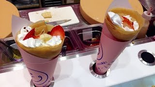 How they make Japanese Crepes in JAPAN [upl. by Biles]