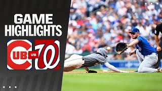 Cubs vs Nationals Game Highlights 83124  MLB Highlights [upl. by Pradeep571]