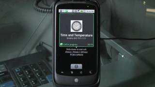 Sipdroid VoIP Call on a Google Nexus One Phone [upl. by Auqenat]