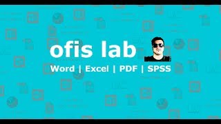 OfisLab Nedir  Word  Excel  PDF  SPSS [upl. by Yesnek760]