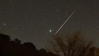 Live Quadrantid meteor shower illuminates night sky 2021年首场流星雨象限仪流星雨闪耀夜空 [upl. by Nirel767]