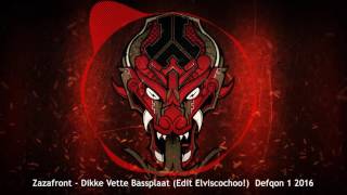 ZaZaFront  Dikke Vette Bassplaat Defqon 2016 Edit Defqon 1 2016 [upl. by Spieler]