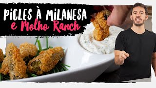 APERITIVO DE PEPINO Ã€ MILANESA E MOLHO RANCH  UNDERCHEF [upl. by Roseanna551]