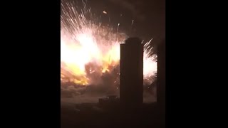 Tianjin Explosion Crazy Close View  480p HD [upl. by Prinz]