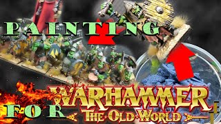 Painting Orcs for Warhammer the Old World [upl. by Aikaj]