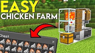 I Made Chicken Farm In My Minecraft Pe Survival Series  3 [upl. by Barr805]