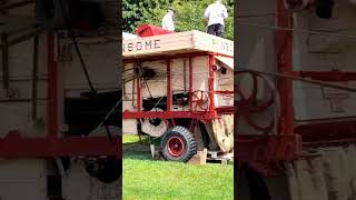 Ransome threshing machine at Rutland county show 2024 farming strawthreshing show [upl. by Noizneb]