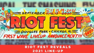 Riot Fest Reveals 2021 LineUp Details  News [upl. by Jaquith]